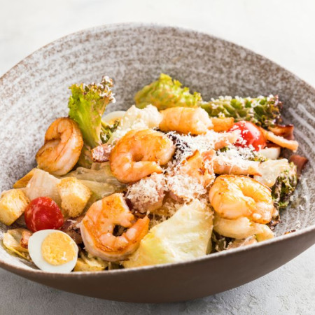 Цезарь с креветками